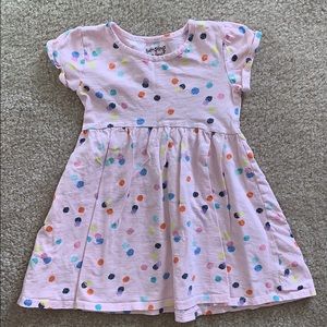 Polka dot 4T pink dress